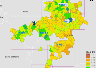 Seguimiento de la maleza en la denominación de Champagne